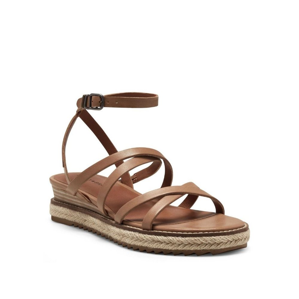 Lucky Brand Nemelli Espadrille Sandal Tan Size 8.5M